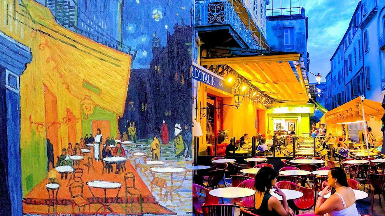 arles van gogh cafe starry night