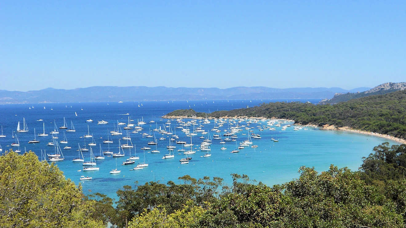 port cros beach south france