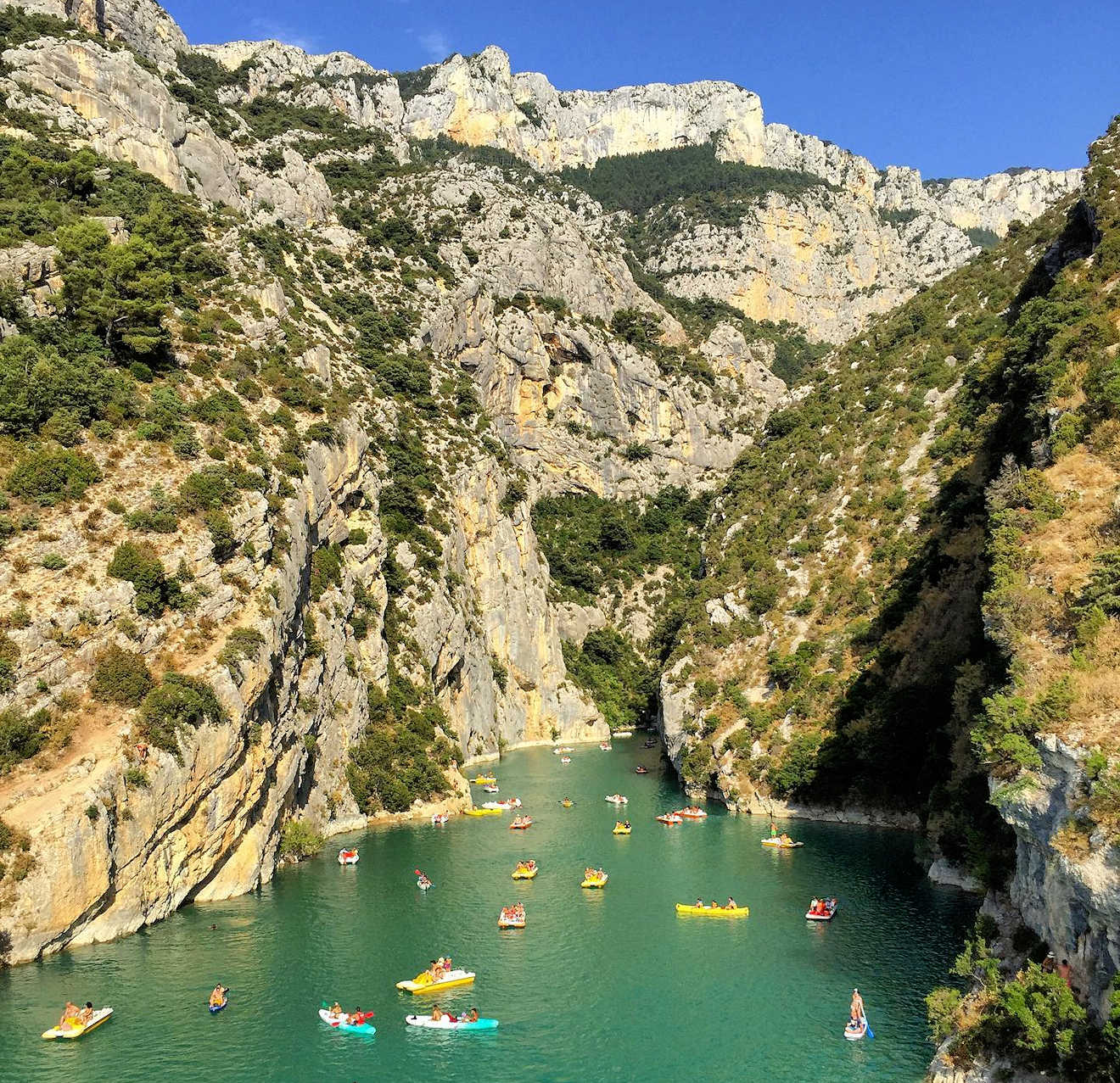 canoeing gorges du verdon