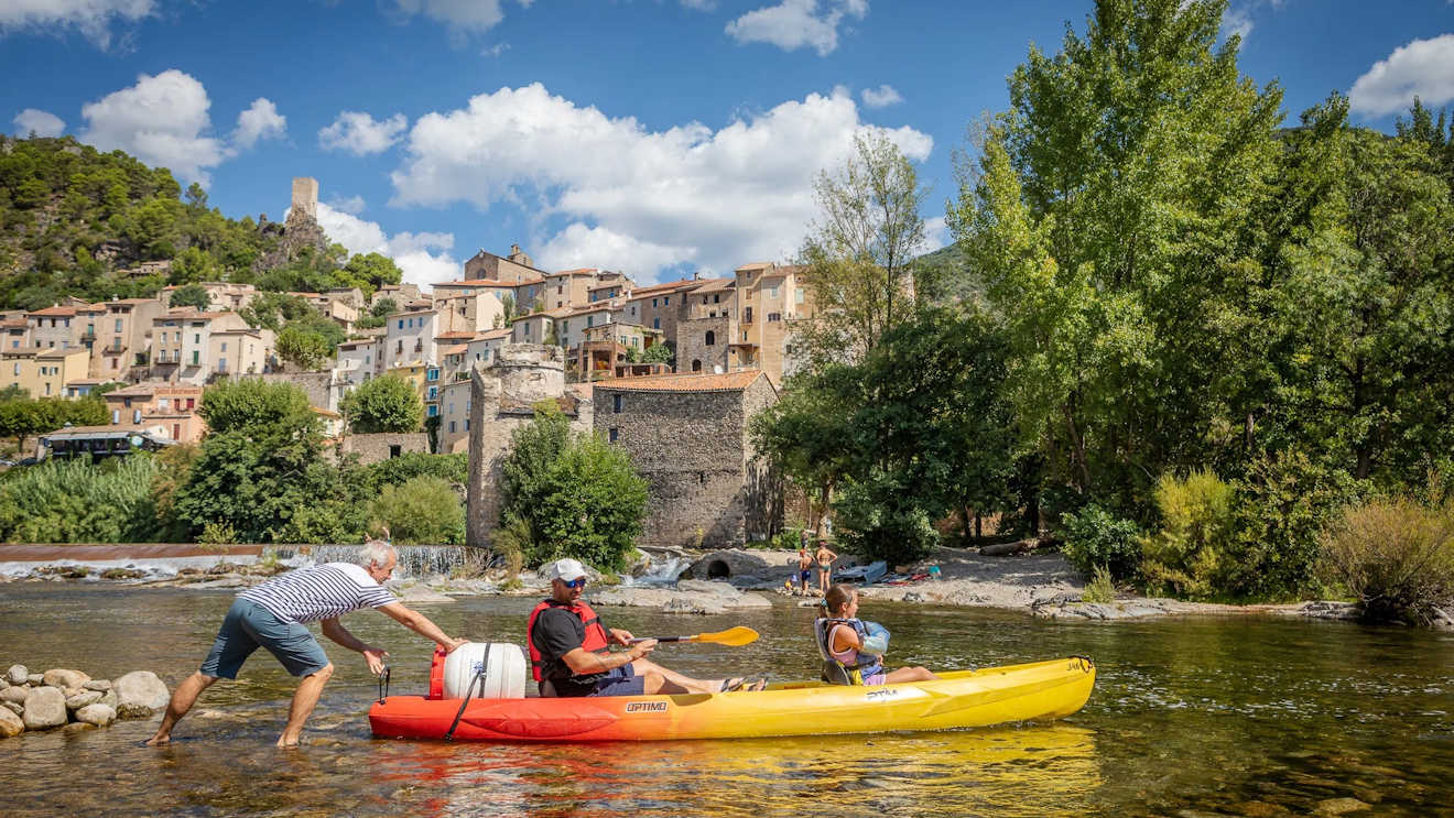 canoe river orb roquebrun france