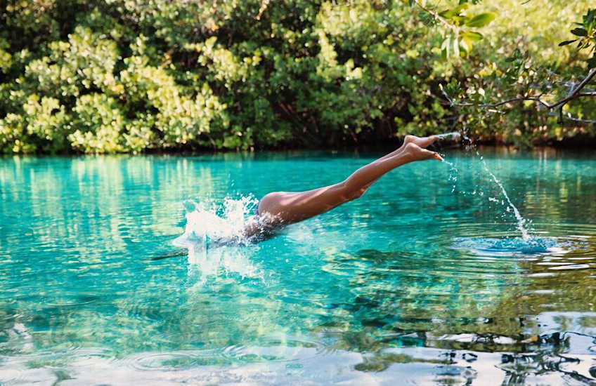 wild swimming france