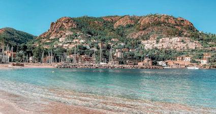 x theoule sur mer beach