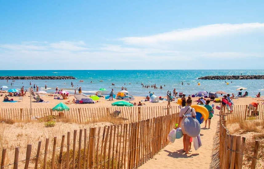 best beaches near beziers france