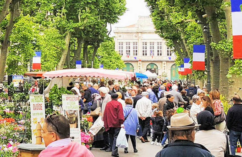 Beziers_flower_market