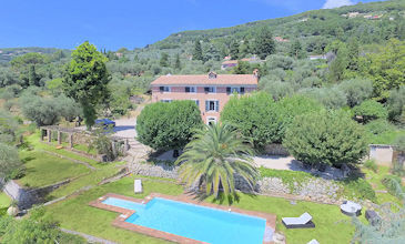 Grasse 7 bed farmhouse for rent with private pool Cote d'Azur France