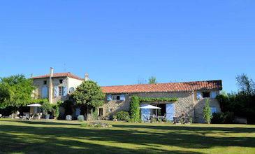 La Briqueterie riverside farmhouse to rent in France sleeps 14
