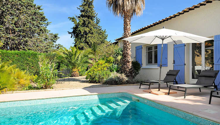 Villa Collinor - 3 bed holiday villa rental with pool South France